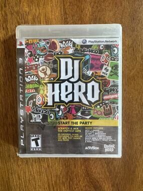 NEW DJ Hero Sony PlayStation 3 PS3 2009 Music Rhythm Game New Factory Sealed